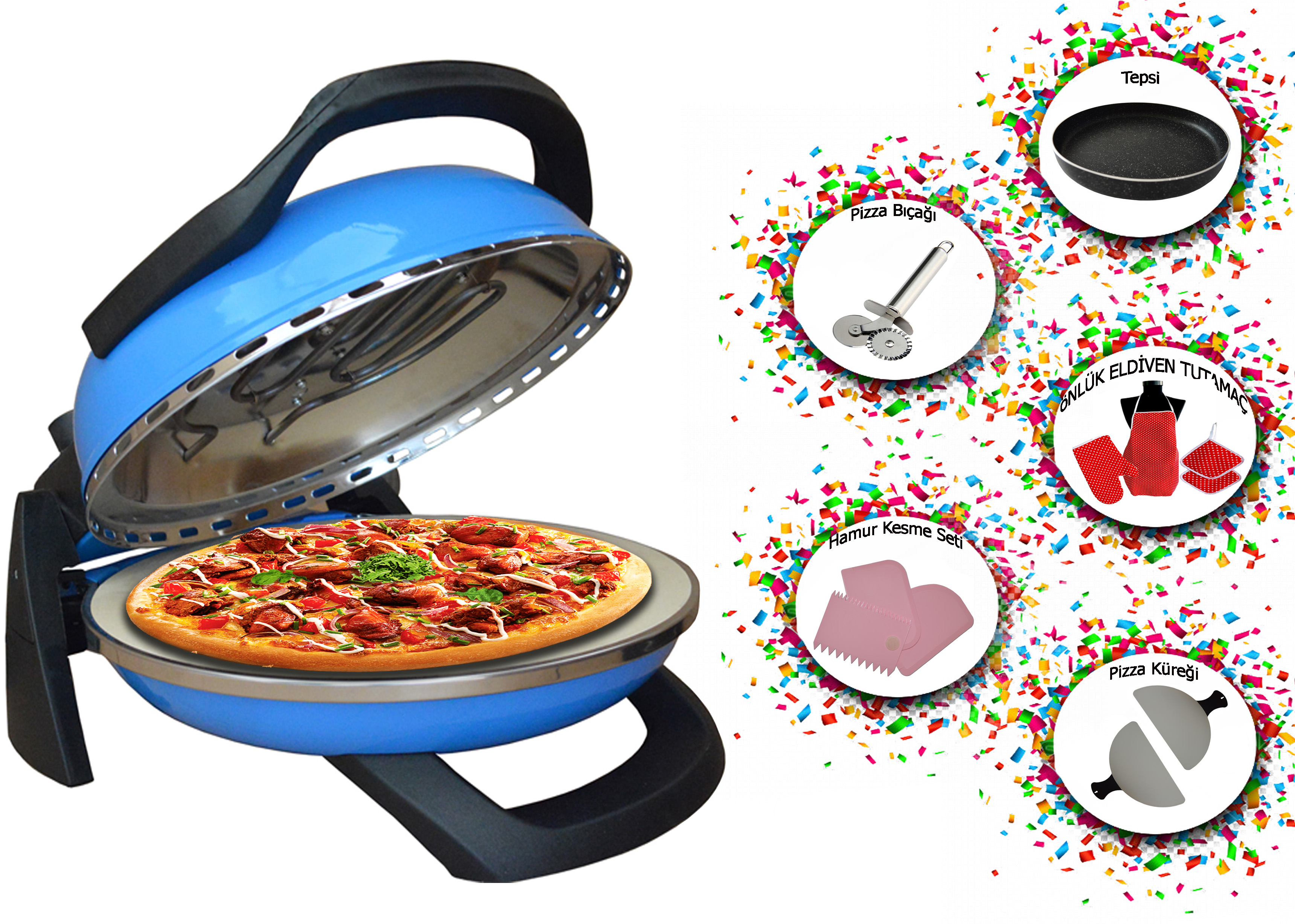 Resimlerle Otomatik Pizza Makinesi