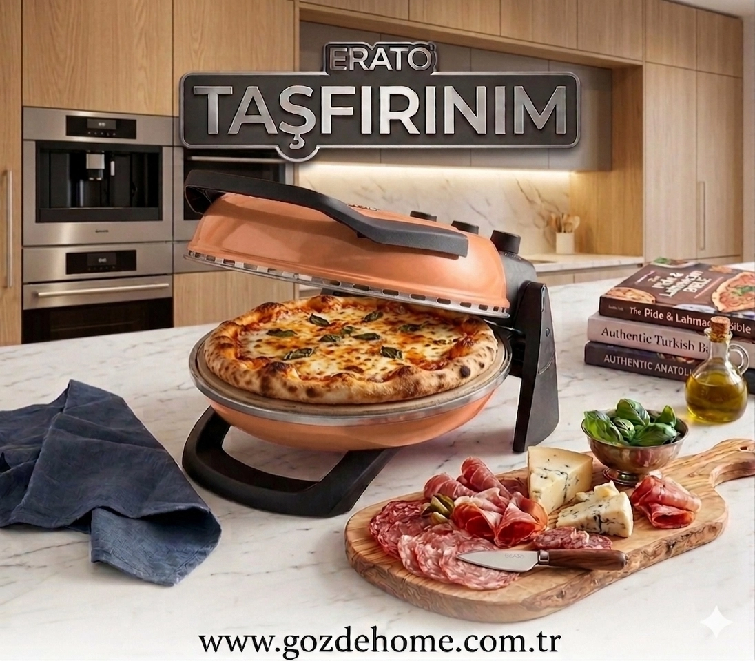 GOLD Gözdehome Erato Taşfırınım Doğal Taş Tabanlı Pizza Makinesi