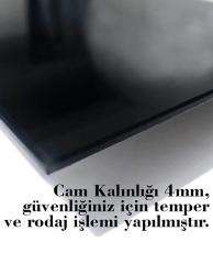 Vatanını En Çok Seven Görevini En İyi Yapandır Atatürk Türk Bayrağı Cam Tablo