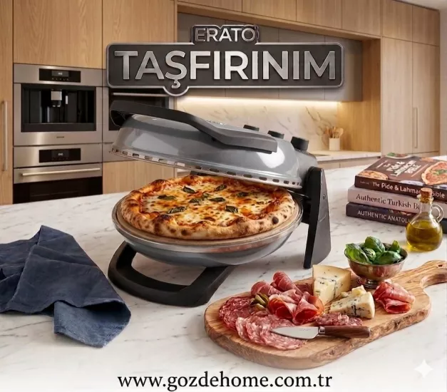 Gözdehome Erato Doğal Taş Tabanlı Pizza Makinesi