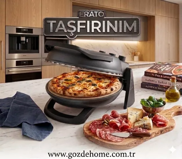 Gözdehome Erato Doğal Taş Tabanlı Pizza Makinesi