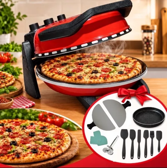 Gözdehome Erato Doğal Taş Tabanlı Pizza Makinesi