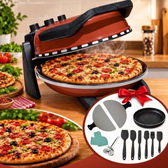 Gözdehome Erato Doğal Taş Tabanlı Pizza Makinesi