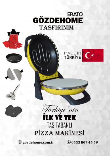 Gözdehome Erato Doğal Taş Tabanlı Pizza Makinesi