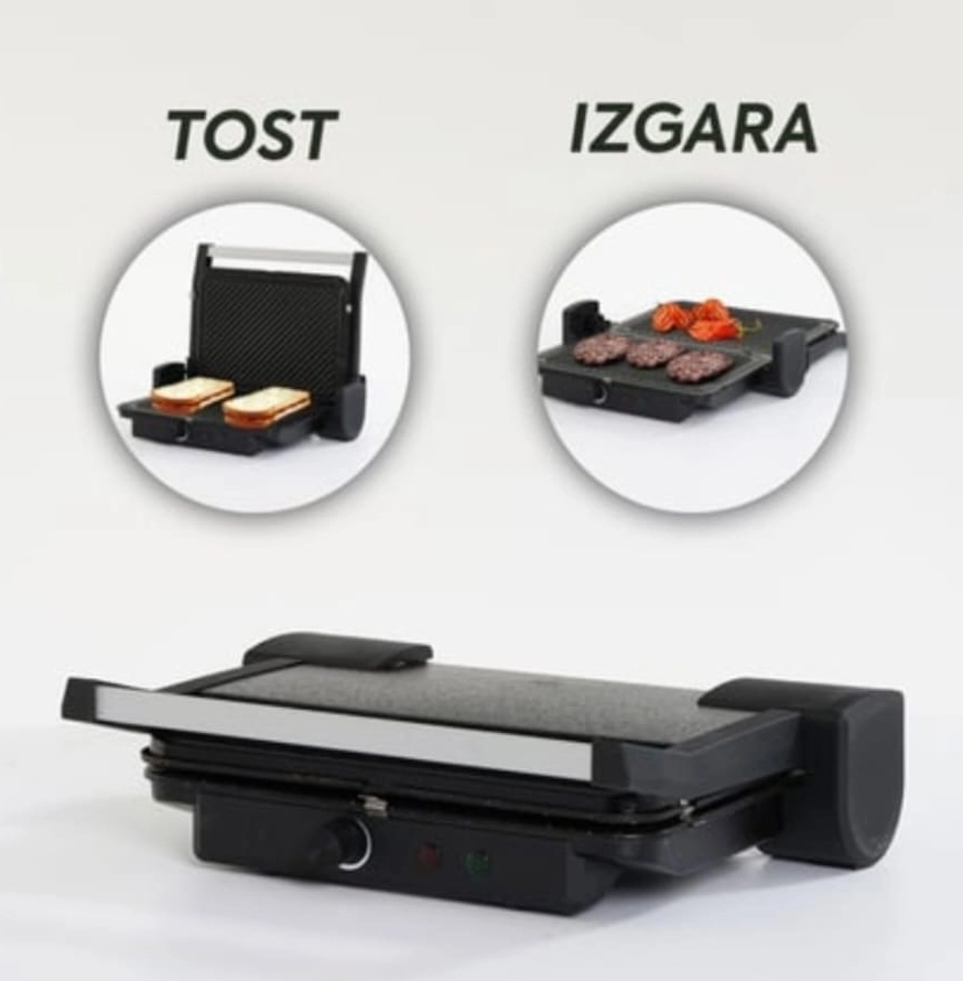 Essence 6 Dilim Kapasiteli Tost Makinesi Siyah